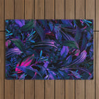 Future Garden Tropical Night Outdoor Rug Gallery Image 1