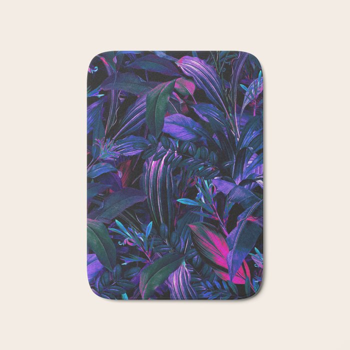 Future Garden Tropical Night Bath Mat Gallery Image 1