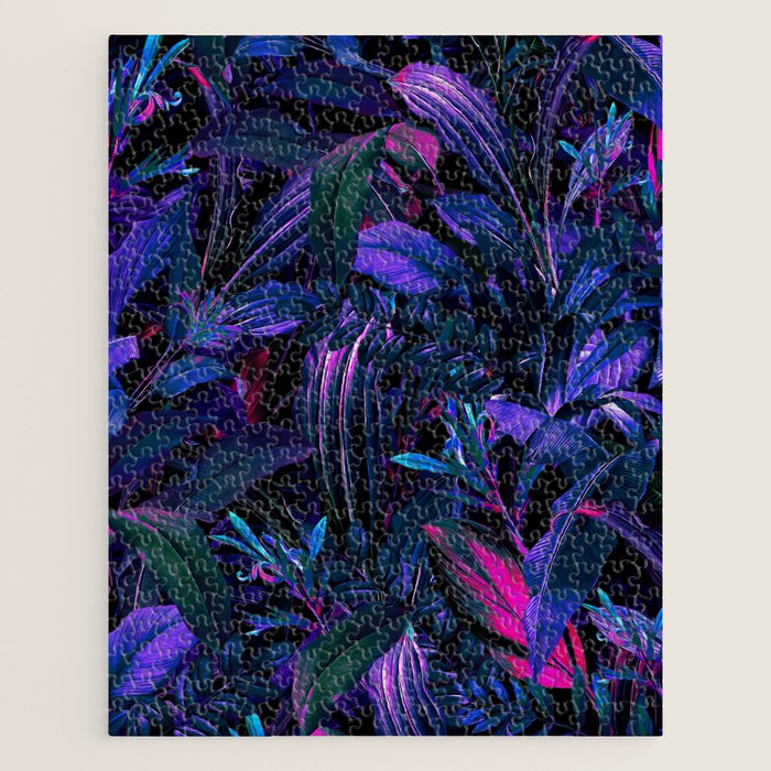 Future Garden Tropical Night Jigsaw Puzzle Gallery Image 1