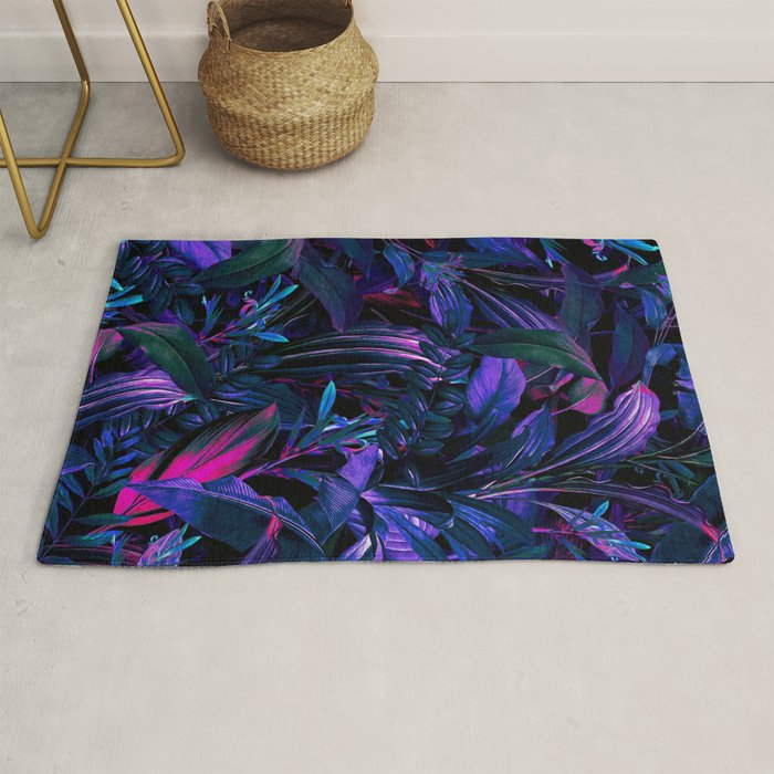 Future Garden Tropical Night Rug Gallery Image 1