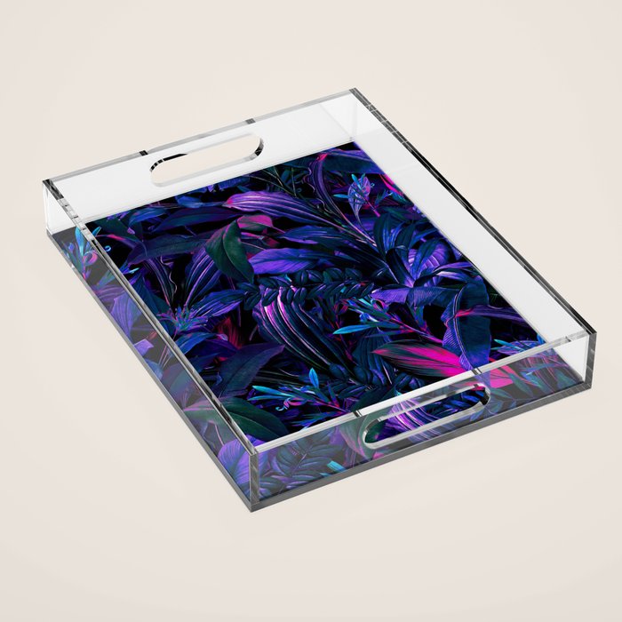 Future Garden Tropical Night Acrylic Tray Gallery Image 1