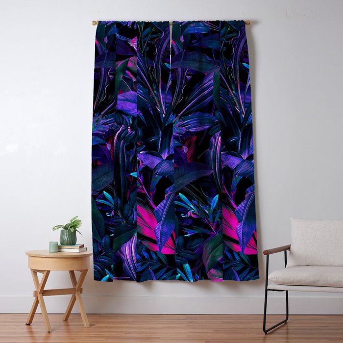 Future Garden Tropical Night Window Curtain Gallery Image 5