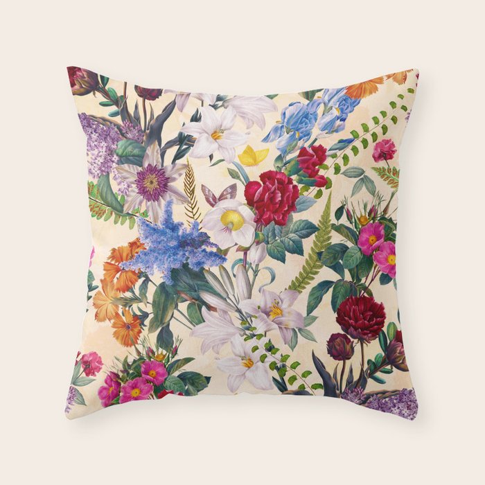 Summer Dreams XIV Throw Pillow Gallery Image 1