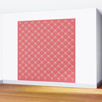 Bows & Ribbons Pattern LII Coral Pink Wall Mural Gallery Image 2