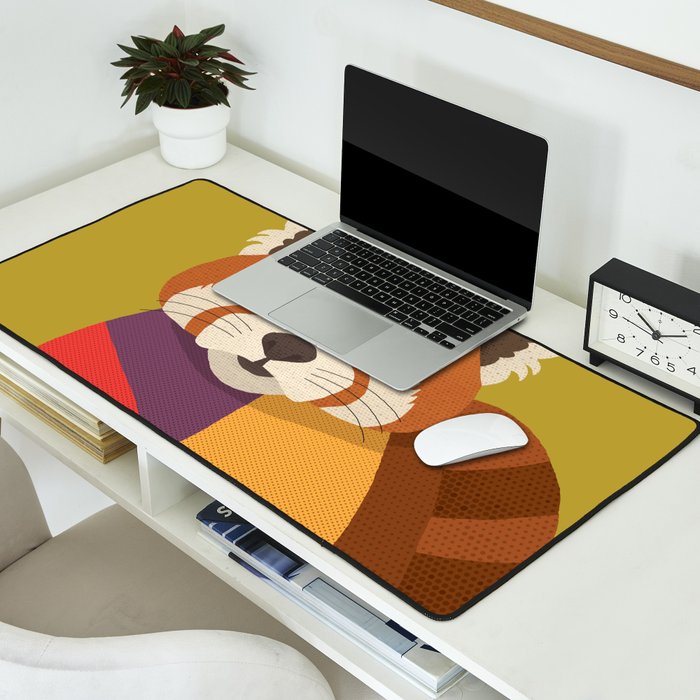 Red Panda Desk Mat Gallery Image 2