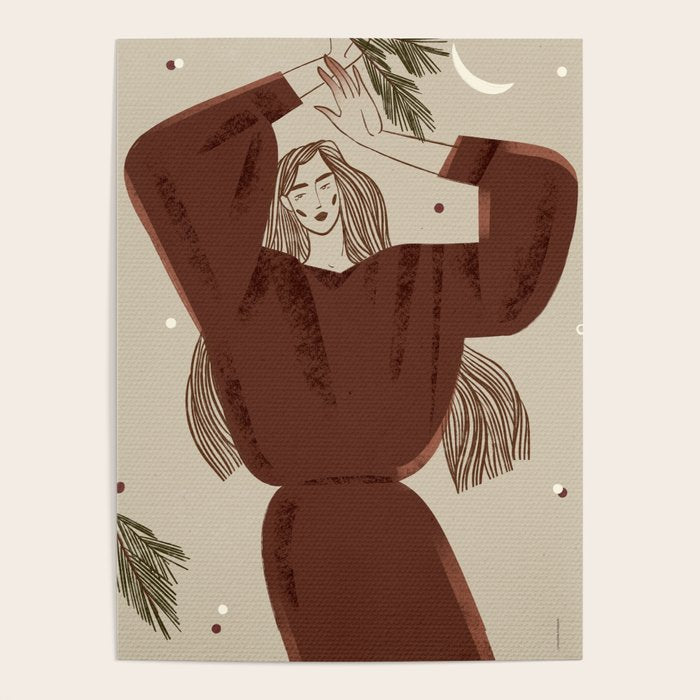  fragile woman dancing Christmas Poster Gallery Image 4