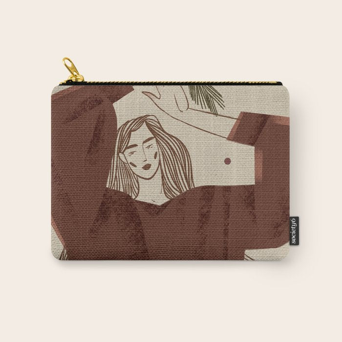  fragile woman dancing Christmas Carry All Pouch Gallery Image 1