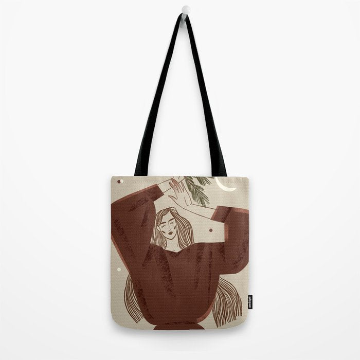  fragile woman dancing Christmas Tote Bag Gallery Image 2