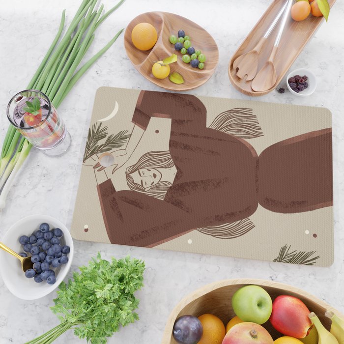  fragile woman dancing Christmas Cutting Board Gallery Image 2