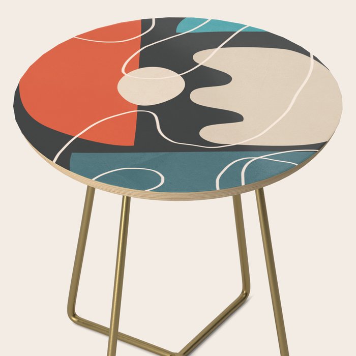 Minimal Colorful Abstract Shapes 8 Side Table Gallery Image 2