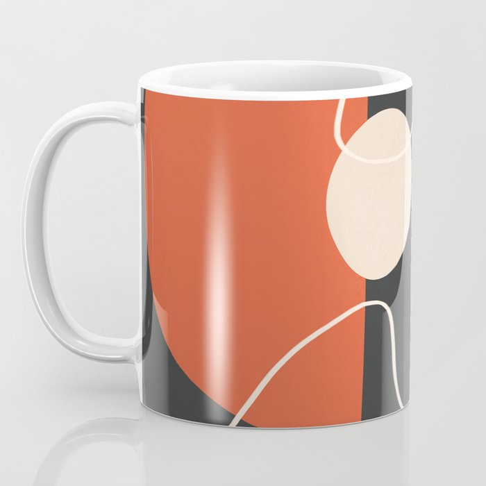 Minimal Colorful Abstract Shapes 8 Coffee Mug Gallery Image 3
