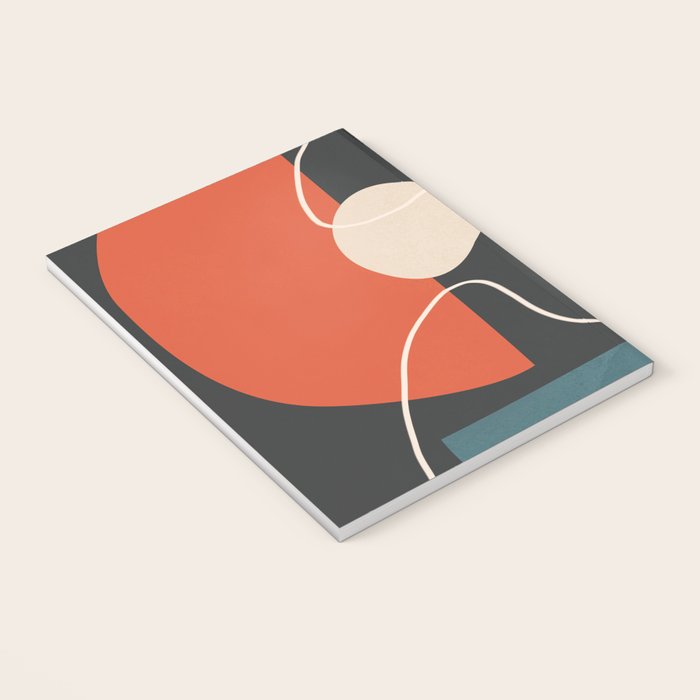 Minimal Colorful Abstract Shapes 8 Notebook Gallery Image 3