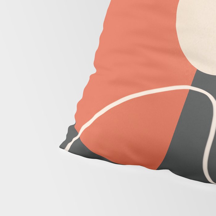 Minimal Colorful Abstract Shapes 8 Pillow Sham Gallery Image 4
