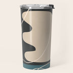 Minimal Colorful Abstract Shapes 8 Travel Mug Gallery Image 2