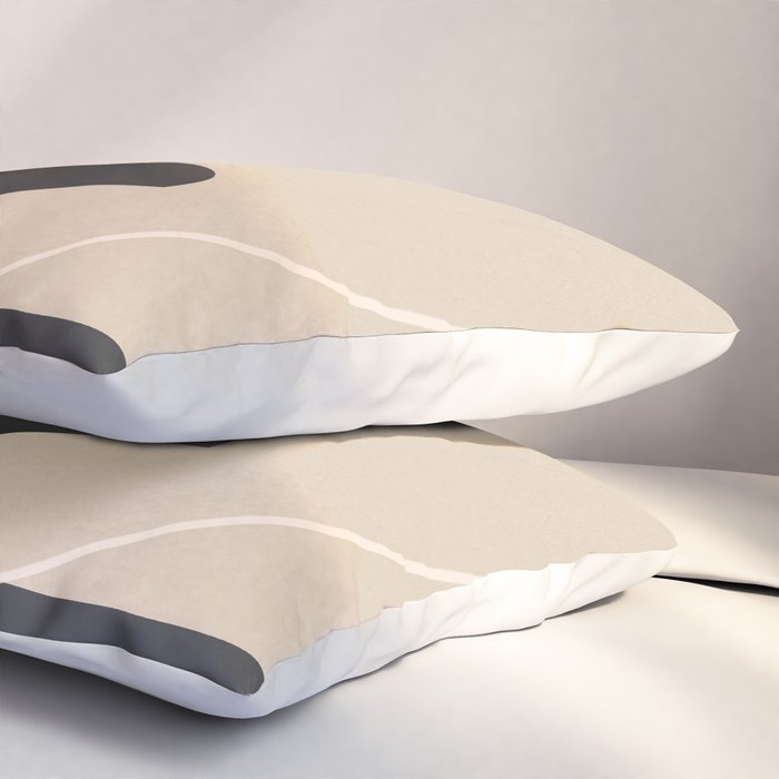Minimal Colorful Abstract Shapes 8 Pillow Sham Gallery Image 3