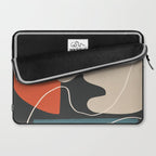 Minimal Colorful Abstract Shapes 8 Laptop Sleeve Gallery Image 2