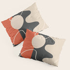 Minimal Colorful Abstract Shapes 8 Pillow Sham Gallery Image 3