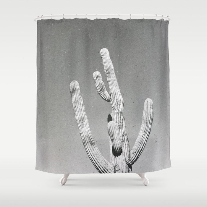 DESERT CACTUS VIII Shower Curtain Gallery Image 1