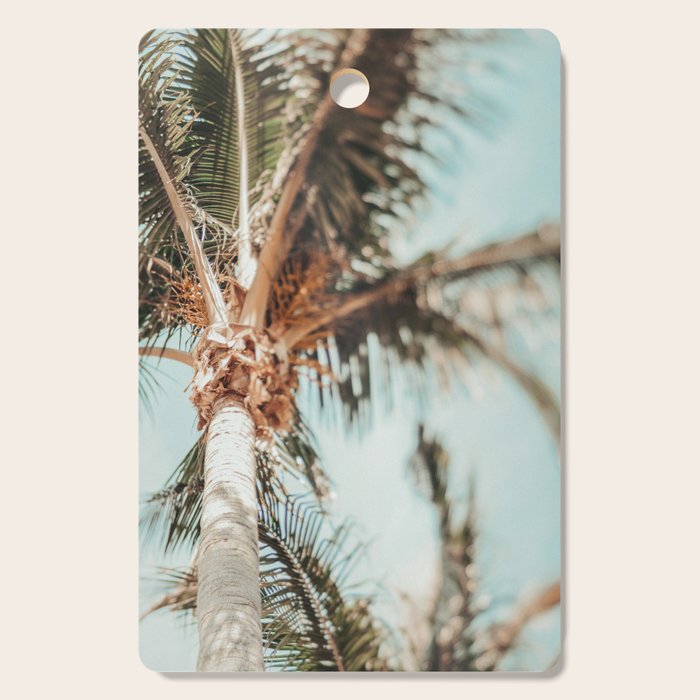 Coastal Palm Trees Cutting Board Gallery Image 1