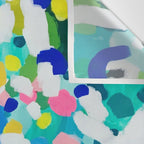 Rainbow Kaleidoscope by Ejaaz Haniff Colorful Art Abstract Painting Acrylic Painting Fun Shapes Pattern Wall Tapestry Gallery Image 3