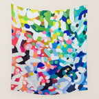 Rainbow Kaleidoscope by Ejaaz Haniff Colorful Art Abstract Painting Acrylic Painting Fun Shapes Pattern Wall Tapestry Gallery Image 4