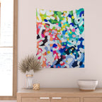 Rainbow Kaleidoscope by Ejaaz Haniff Colorful Art Abstract Painting Acrylic Painting Fun Shapes Pattern Wall Tapestry Gallery Image 2