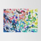 Rainbow Kaleidoscope by Ejaaz Haniff Colorful Art Abstract Painting Acrylic Painting Fun Shapes Pattern Rug Gallery Image 2