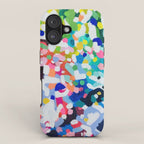 Rainbow Kaleidoscope by Ejaaz Haniff Colorful Art Abstract Painting Acrylic Painting Fun Shapes Pattern iPhone Case Gallery Image 1