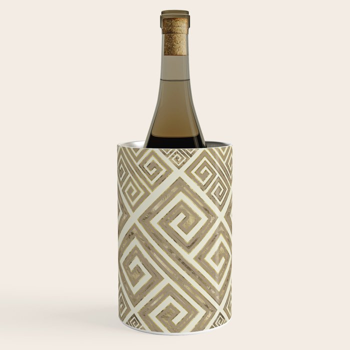 Greek Meander Pattern - Greek Key Ornament Wine Chiller Gallery Image 3