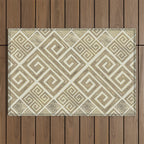Greek Meander Pattern - Greek Key Ornament Outdoor Rug Gallery Image 1