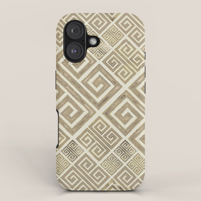 Greek Meander Pattern - Greek Key Ornament iPhone Case Gallery Image 1