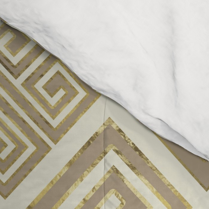 Greek Meander Pattern - Greek Key Ornament Comforter Gallery Image 4