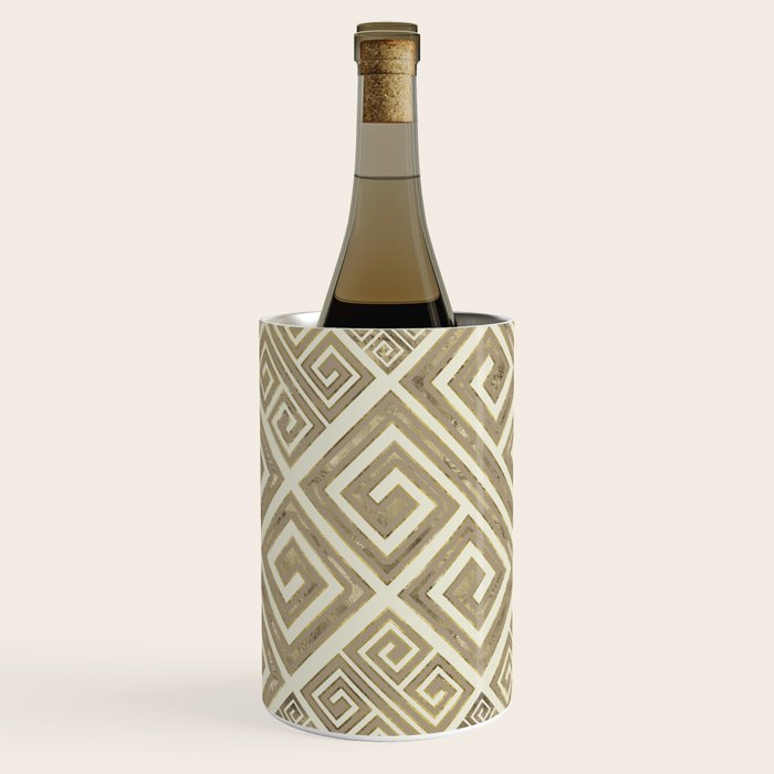 Greek Meander Pattern - Greek Key Ornament Wine Chiller Gallery Image 2