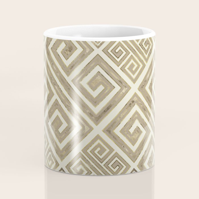 Greek Meander Pattern - Greek Key Ornament Coffee Mug Gallery Image 4