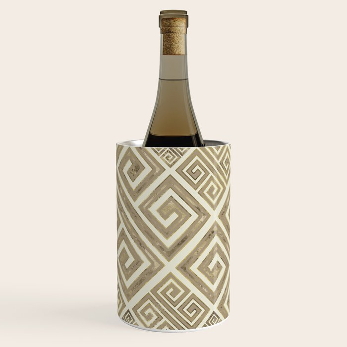 Greek Meander Pattern - Greek Key Ornament Wine Chiller Gallery Image 1