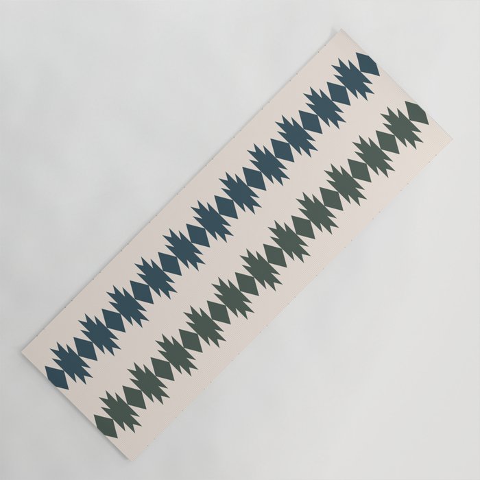 Geometric Southwestern Pattern XLI Yoga Mat Gallery Image 1