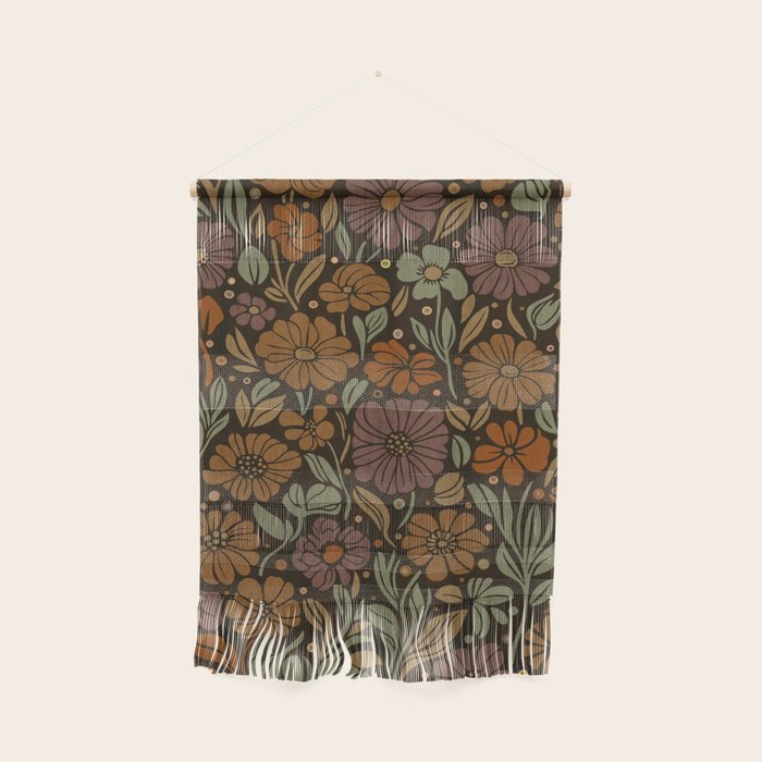 Eternal Summer Block Print Countryside Vibes Flower Garden Marigold Wall Hanging Gallery Image 1