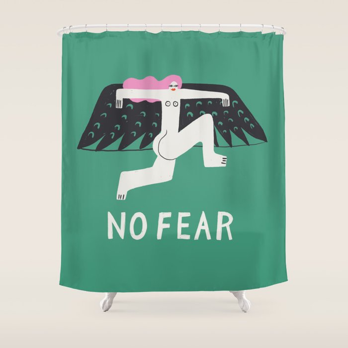 No Fear Shower Curtain Gallery Image 1
