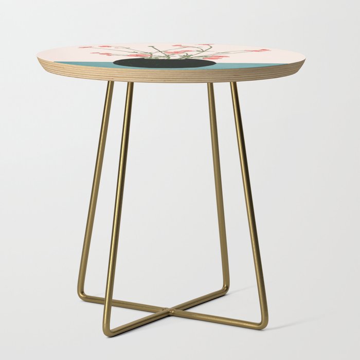 Blooming Wildflowers Rose Side Table Gallery Image 1