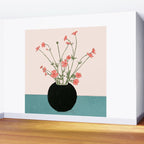 Blooming Wildflowers Rose Wall Mural Gallery Image 2