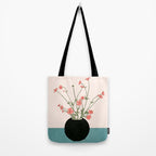 Blooming Wildflowers Rose Tote Bag Gallery Image 2