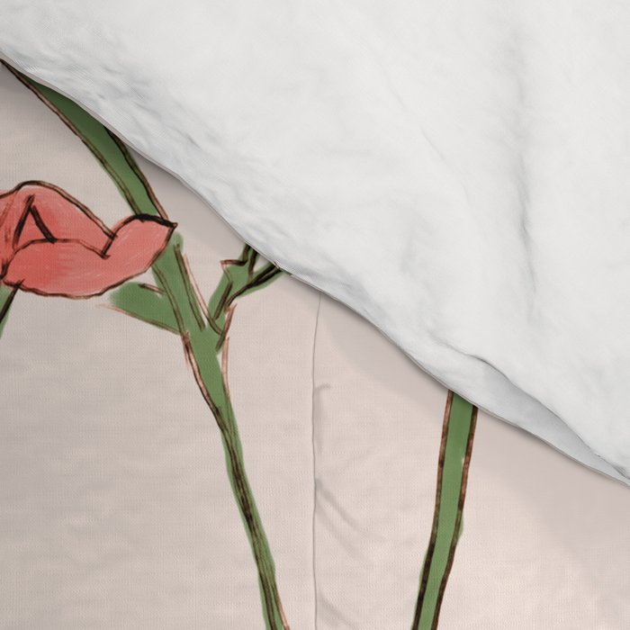 Blooming Wildflowers Rose Comforter Gallery Image 4