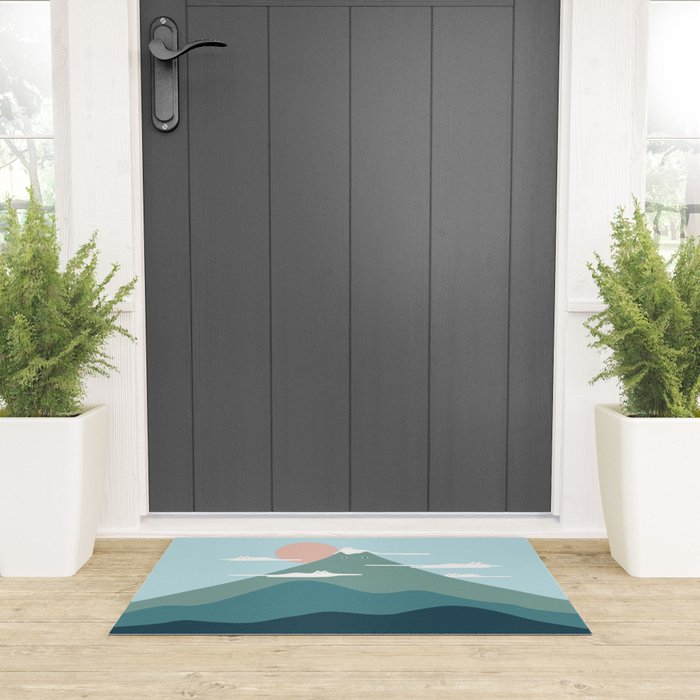 Cat Landscape 72B Welcome Mat Gallery Image 3