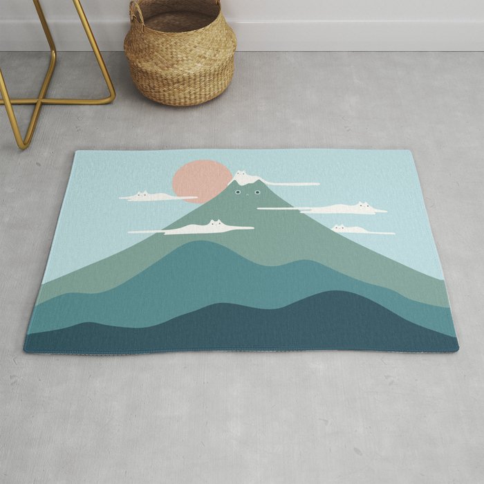 Cat Landscape 72B Rug Gallery Image 1