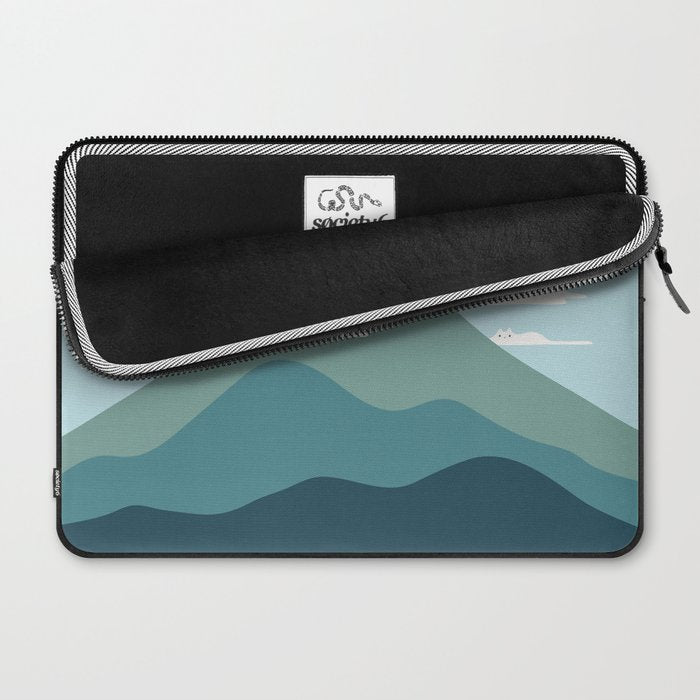 Cat Landscape 72B Laptop Sleeve Gallery Image 2