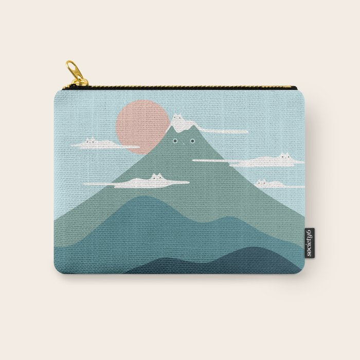 Cat Landscape 72B Carry All Pouch Gallery Image 1