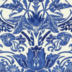 William Morris Strawberry Thief Blue & White Pattern Coffee Mug Gallery Image 2