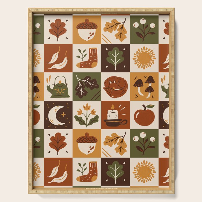 Fall Equinox Serving Tray Gallery Image 1