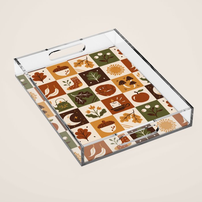 Fall Equinox Acrylic Tray Gallery Image 1