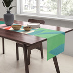 Abstract Art Tropical Leaves 42 Table Runner Gallery Image 2